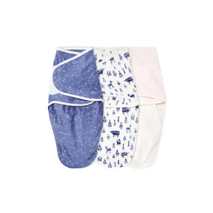 aden   anais Essentials Easy Swaddle Wraps - Scandinavian Sky - 3 Pack