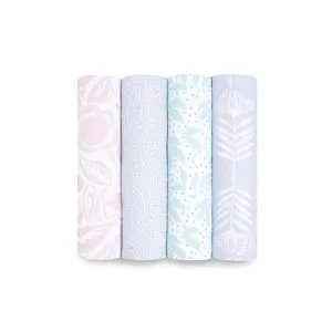 aden   anais Essentials Muslin Swaddles - Damsel - 4 Pack