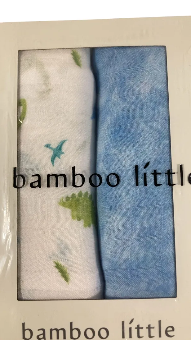 Bamboo Little Swaddle, 2 Pack, Dinosaur