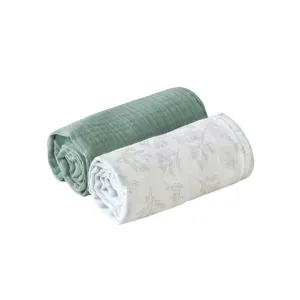 Charlie Crane Doli Swaddles - Pearl Blossom