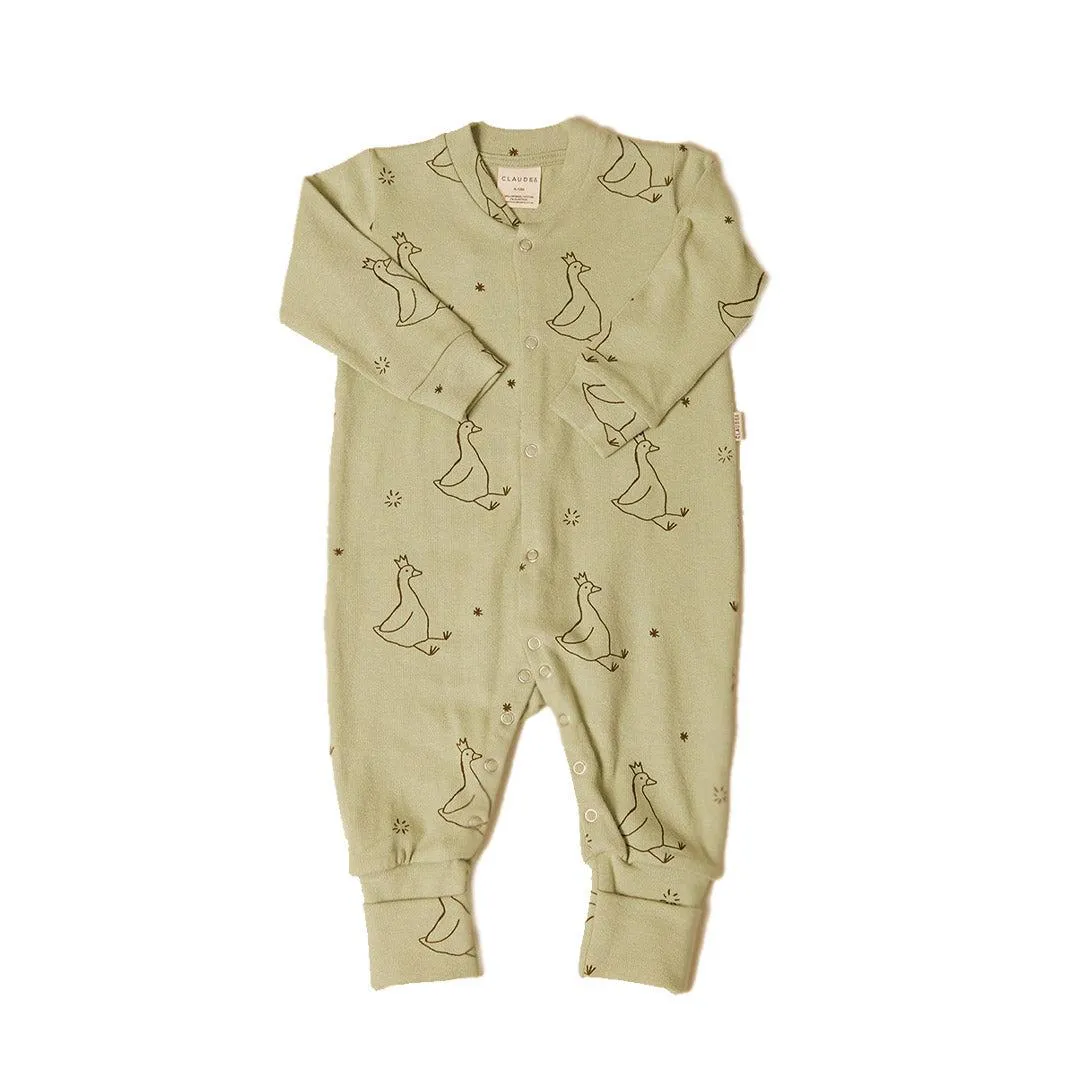 Claude & Co Smith Goose Onesie - Sage