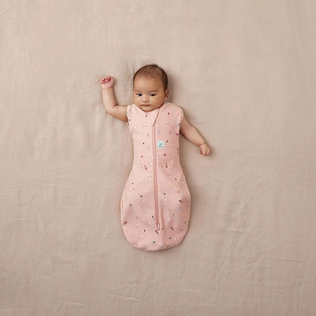 ergoPouch Organic All Year Cocoon Swaddle Sleeping Bag - 1 Tog - Daisies