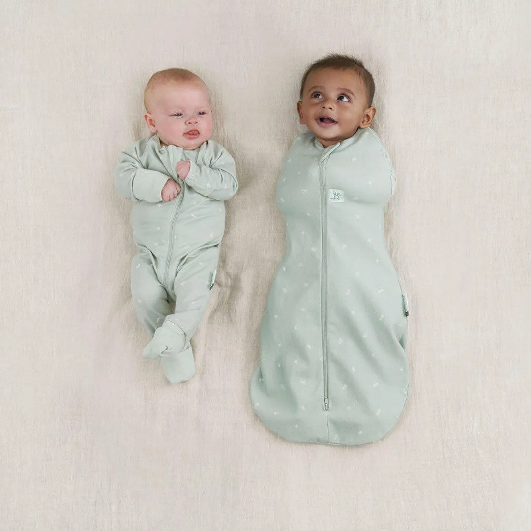 ergoPouch Organic All Year Cocoon Swaddle Sleeping Bag - Sage - 1.0 TOG