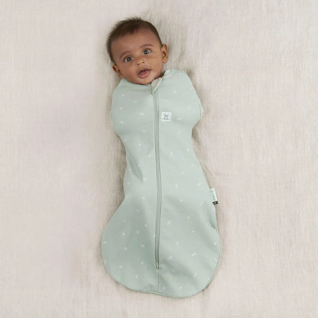 ergoPouch Organic All Year Cocoon Swaddle Sleeping Bag - Sage - 1.0 TOG