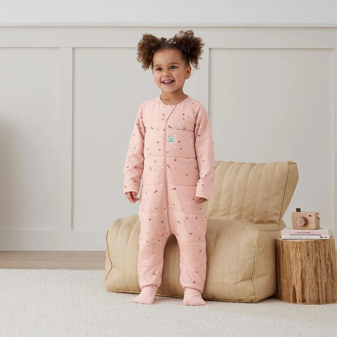 ergoPouch Organic Winter Long Sleeved Sleep Onesie - 3.5 TOG - Daisies