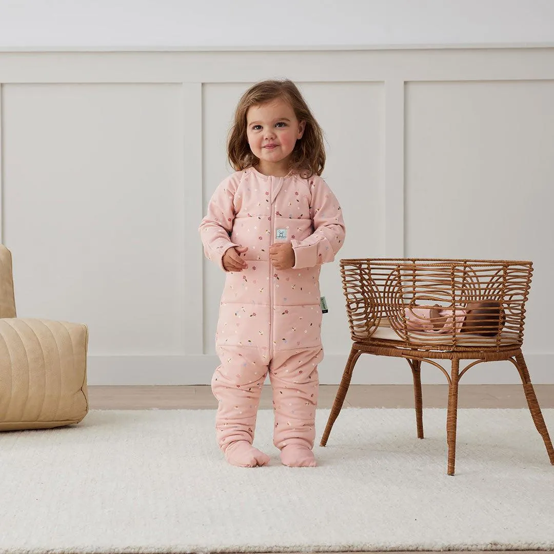 ergoPouch Organic Winter Long Sleeved Sleep Onesie - 3.5 TOG - Daisies