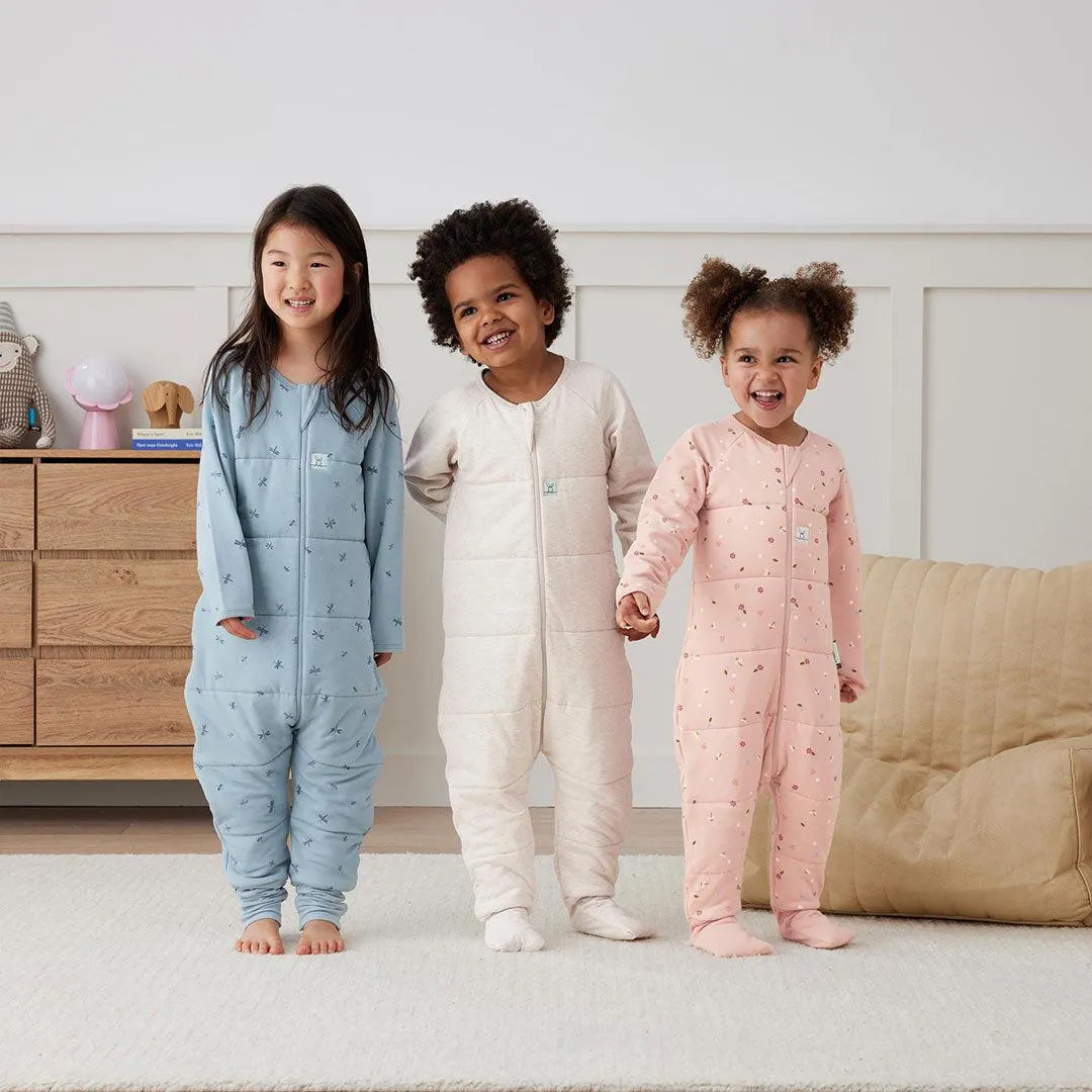 ergoPouch Organic Winter Long Sleeved Sleep Onesie - 3.5 TOG - Daisies