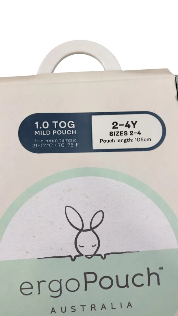 ErgoPouch Sleep Suit Bag 1.0 TOG, Sage, 2-4 Years, TOG 1.0