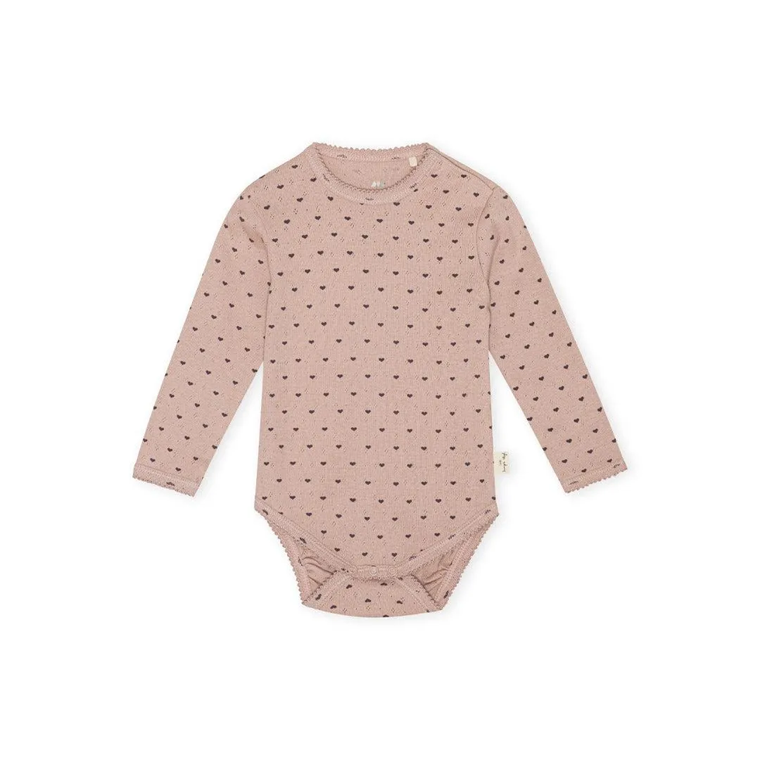 Konges Slojd Minnie Long Sleeve Bodysuit - Du Coeur Sparrow