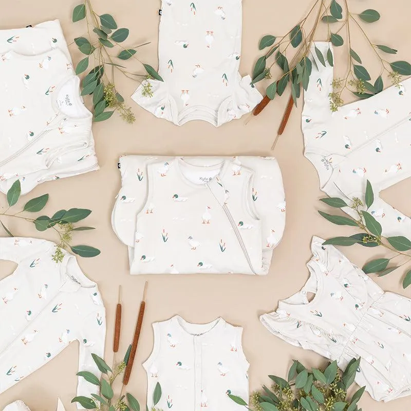 Kyte Baby Zippered Footed Sleepsuit - Duck