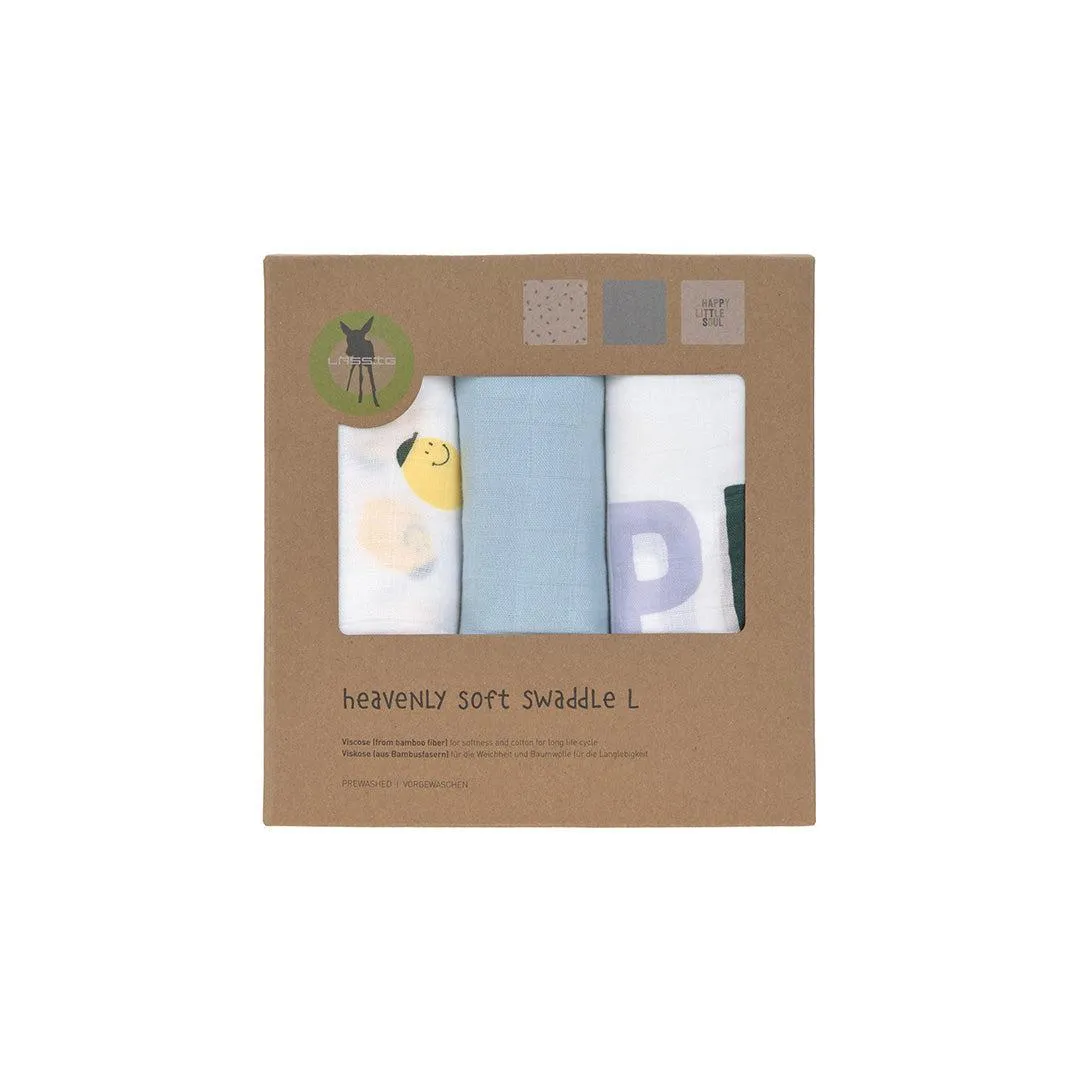 Lassig Heavenly Soft Swaddles - Happy Fruits - Lemon