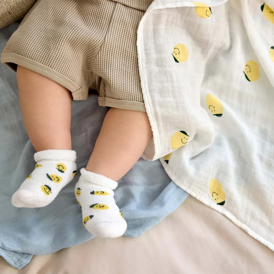 Lassig Heavenly Soft Swaddles - Happy Fruits - Lemon