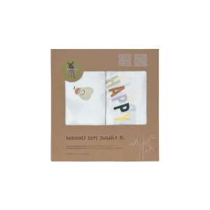 Lassig Heavenly Soft Swaddles - Happy Fruits - Pear