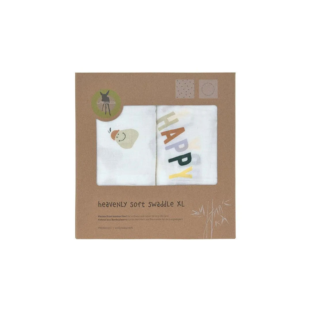 Lassig Heavenly Soft Swaddles - Happy Fruits - Pear