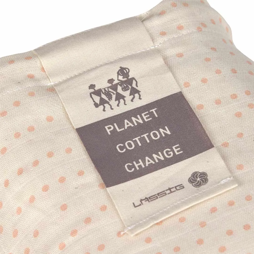 Lassig Swaddle   Burp Blankets - 2 Pack - Rose