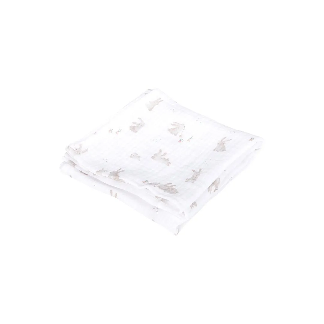 Little Dutch Muslin Swaddles Set - Baby Bunny/Beige