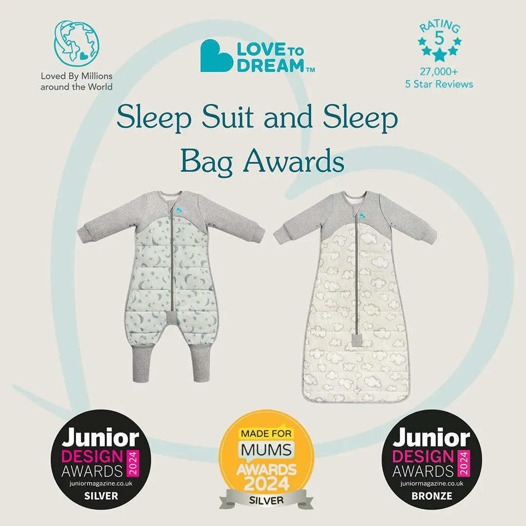 Love to Dream Sleep Suit (2.5 Tog) - Moonlight White