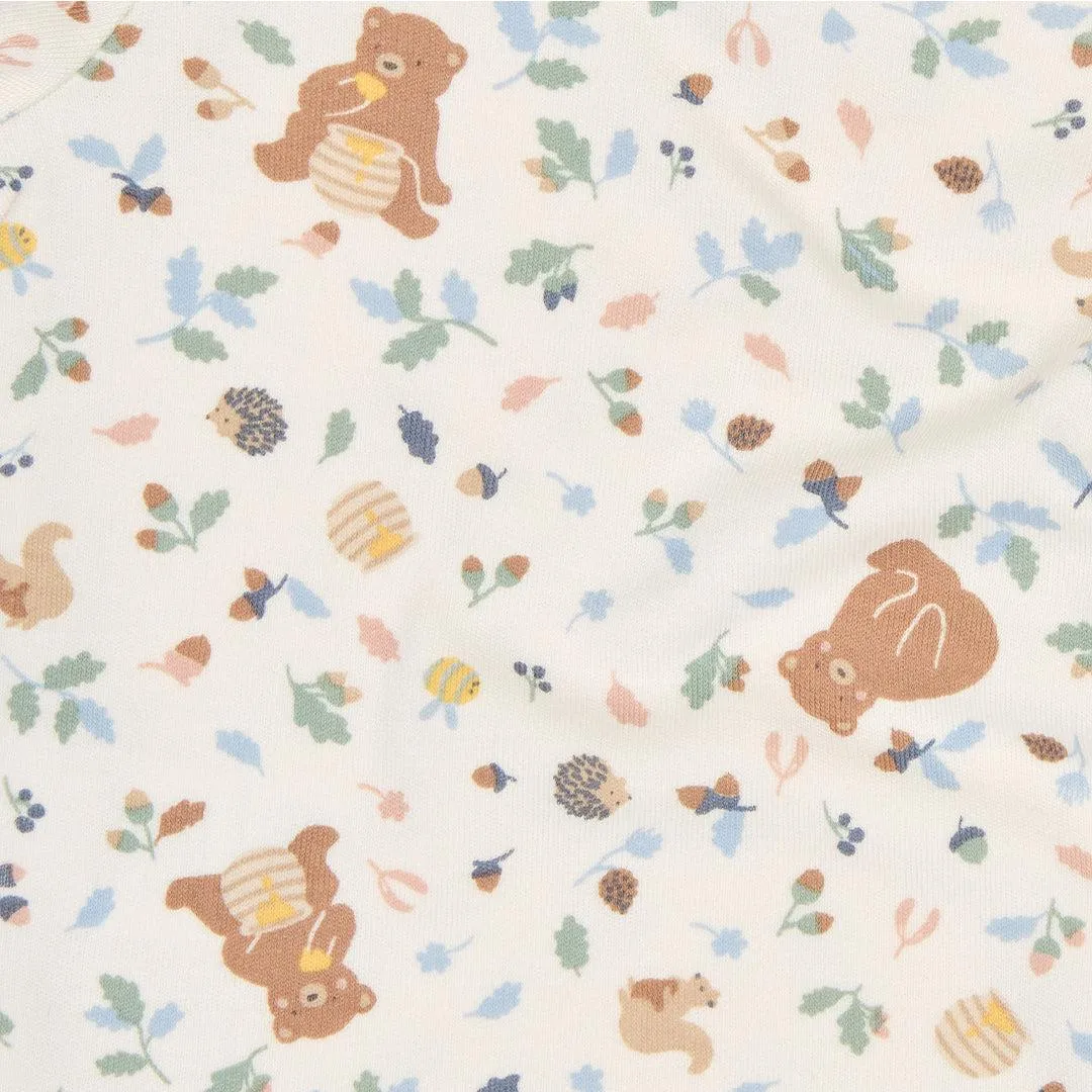 MORI Bear Print Pyjamas - Honey Bear Print