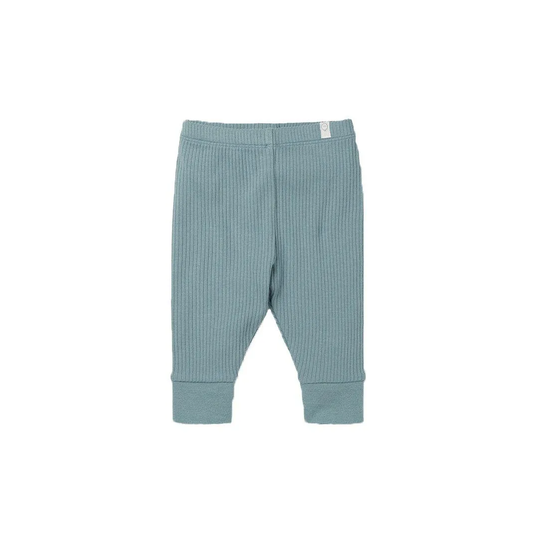 MORI Ribbed Pyjama Set - Blue