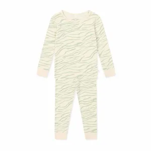 MORI Ribbed Zebra Stripe Pyjamas - Zebra