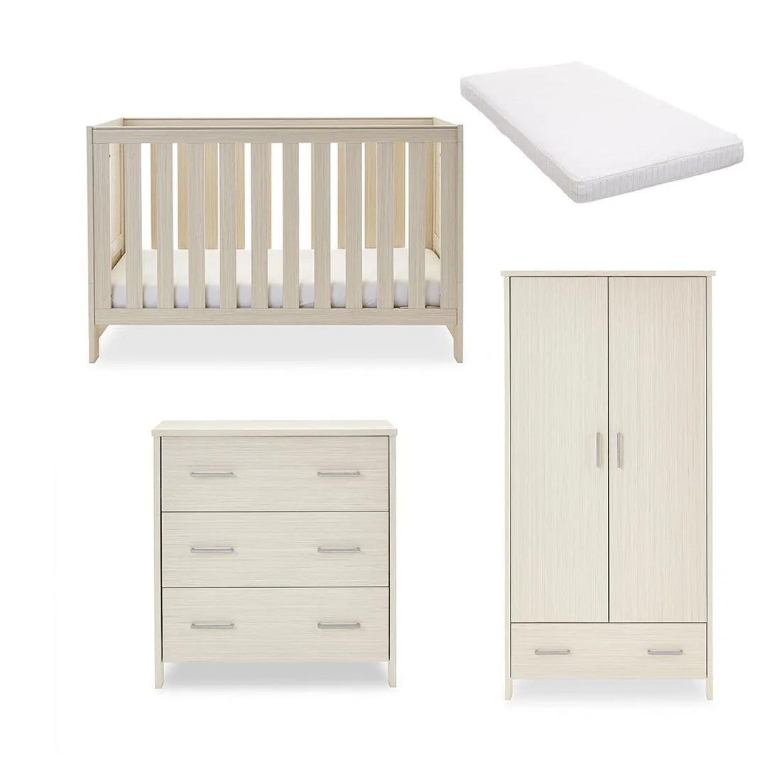 Obaby Nika 3 Piece Room Set - Oatmeal