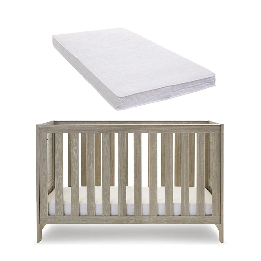 Obaby Nika Cot Bed - Grey Wash