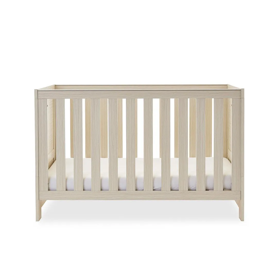 Obaby Nika Cot Bed - Oatmeal