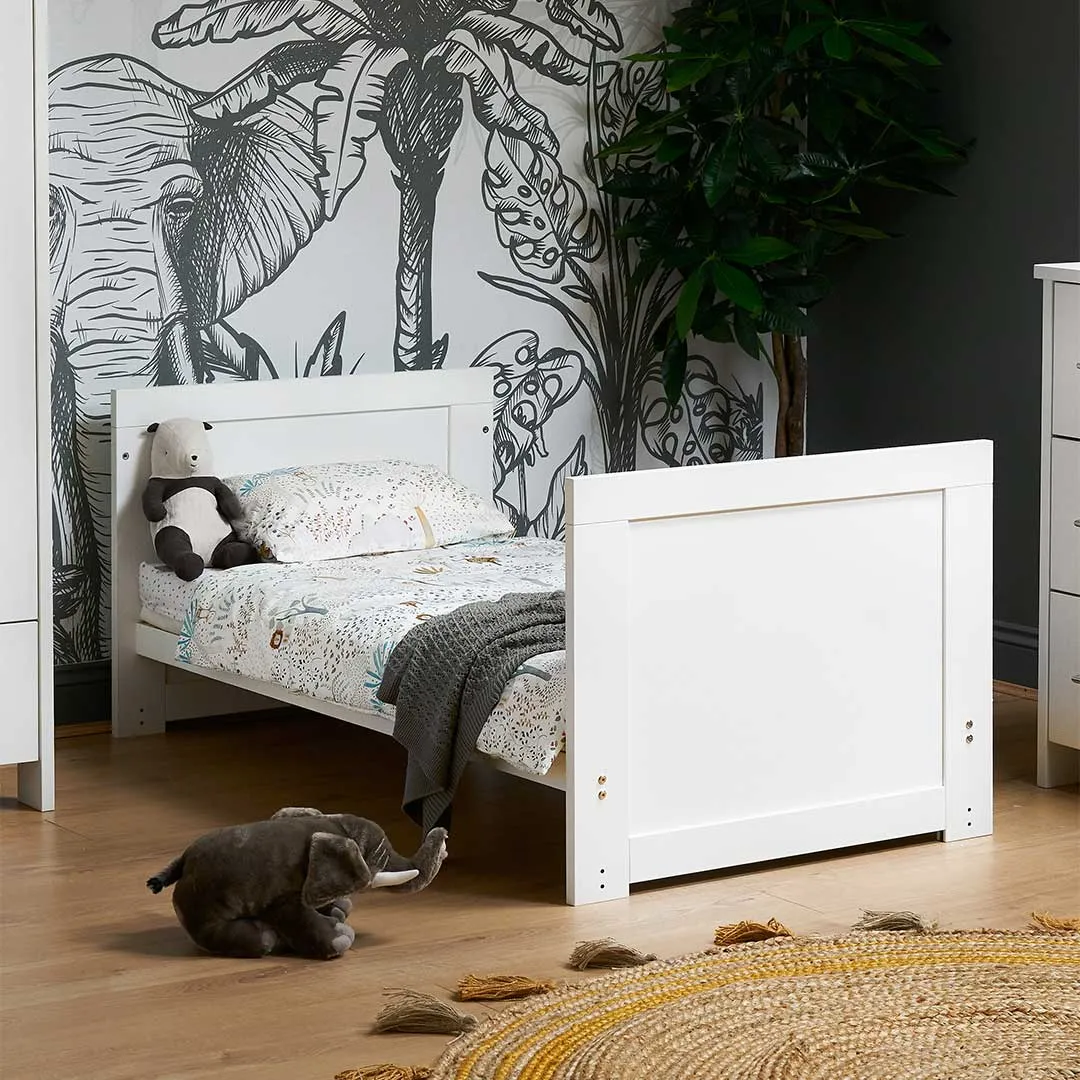 Obaby Nika Cot Bed - White Wash