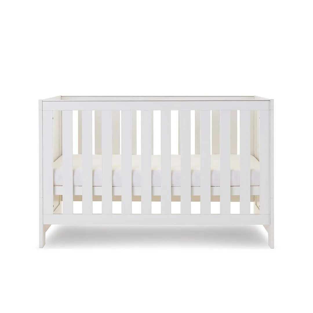 Obaby Nika Cot Bed - White Wash