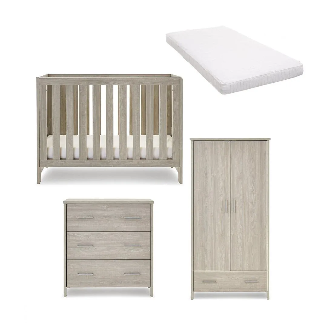 Obaby Nika Mini 3 Piece Room Set - Grey Wash
