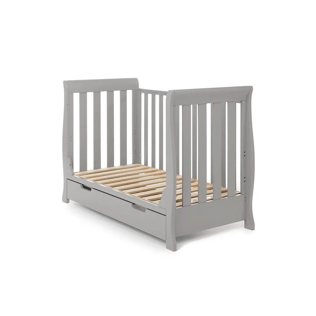 Obaby Stamford Mini Cot Bed - Warm Grey