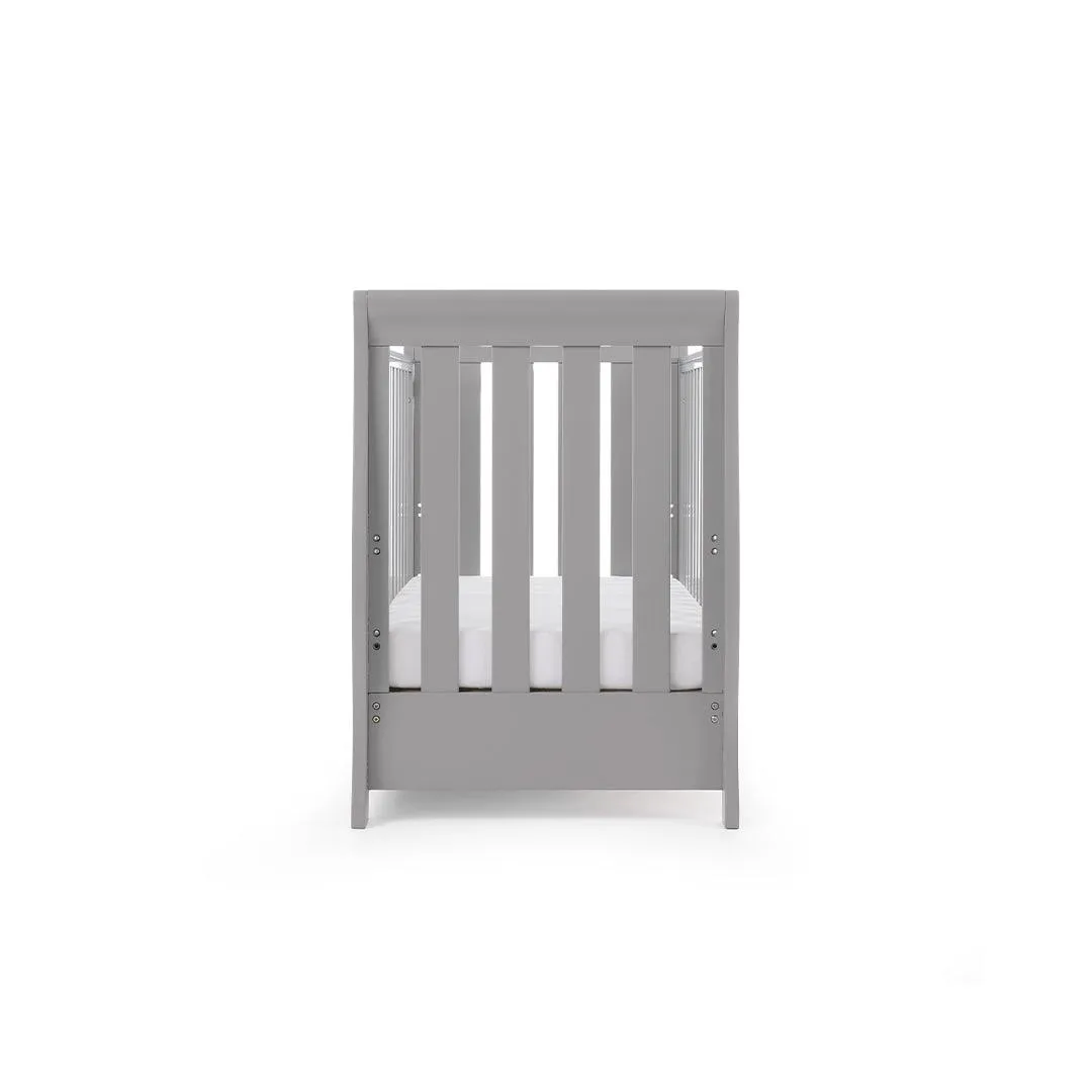 Obaby Stamford Mini Cot Bed - Warm Grey
