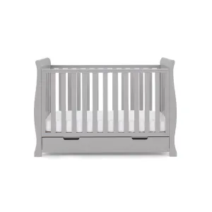Obaby Stamford Mini Cot Bed - Warm Grey