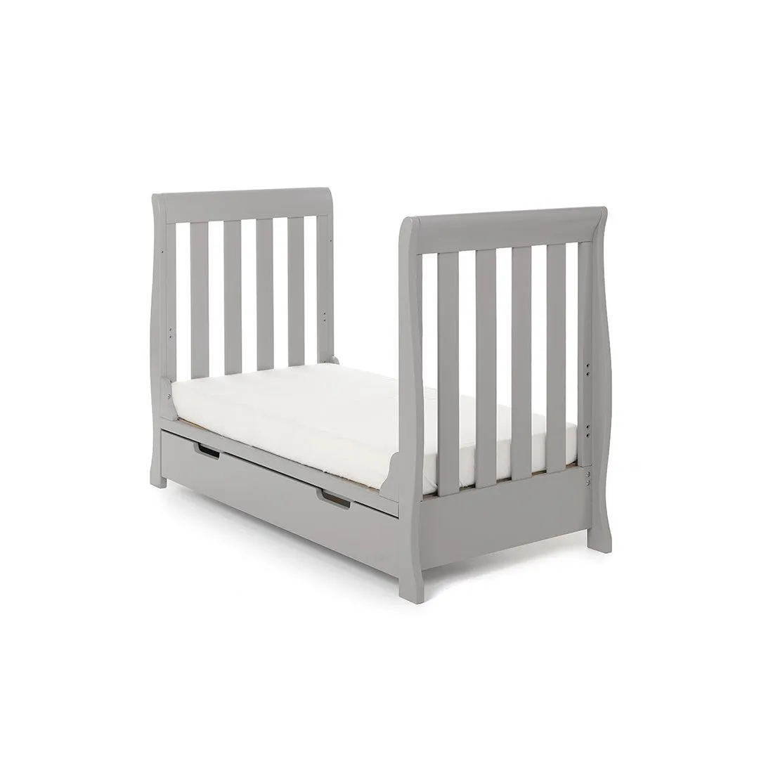 Obaby Stamford Mini Cot Bed - Warm Grey