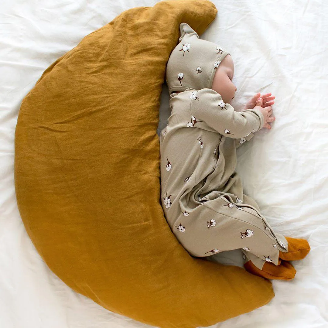 Organic Zoo Suit with Contrast Feet - Cotton Field