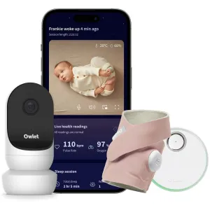 Owlet Dusty Rose Dream Sock   Cam2 Bundle