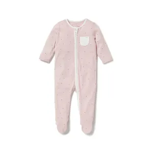 [Preloved] MORI Clever Zip Sleepsuit - Stardust