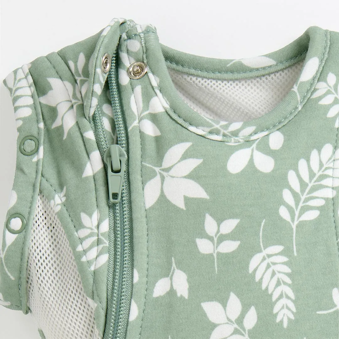 Purflo All Seasons Swaddle To Sleep Bag - 2. 5 Tog - Fern