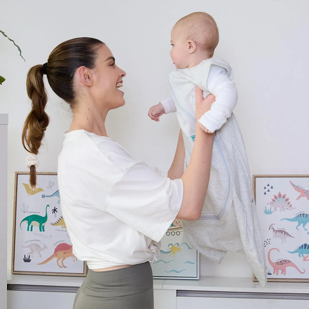 Purflo Cuddle To Sleep Bag - 0.5 Tog - Minimal Grey