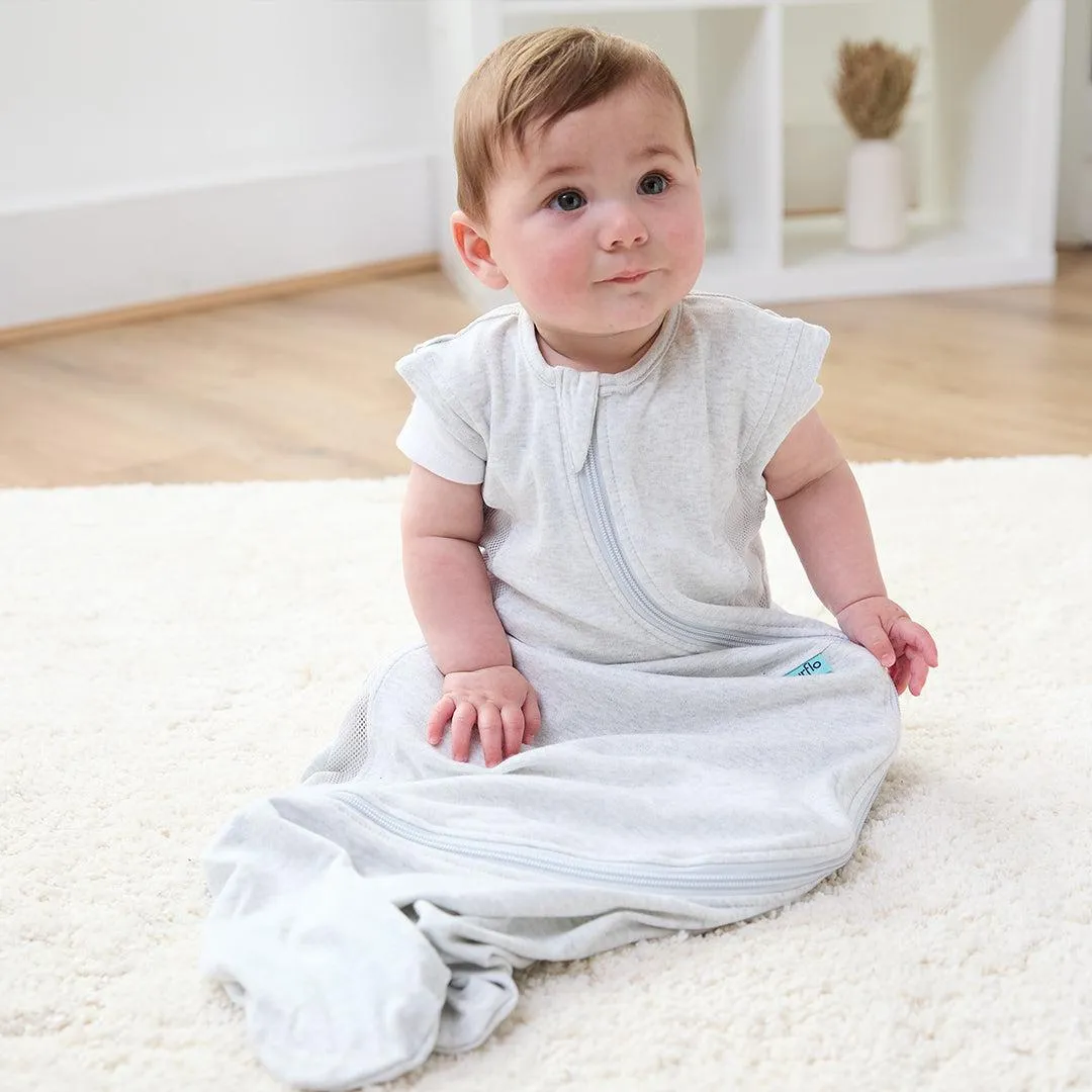 Purflo Cuddle To Sleep Bag - 0.5 Tog - Minimal Grey