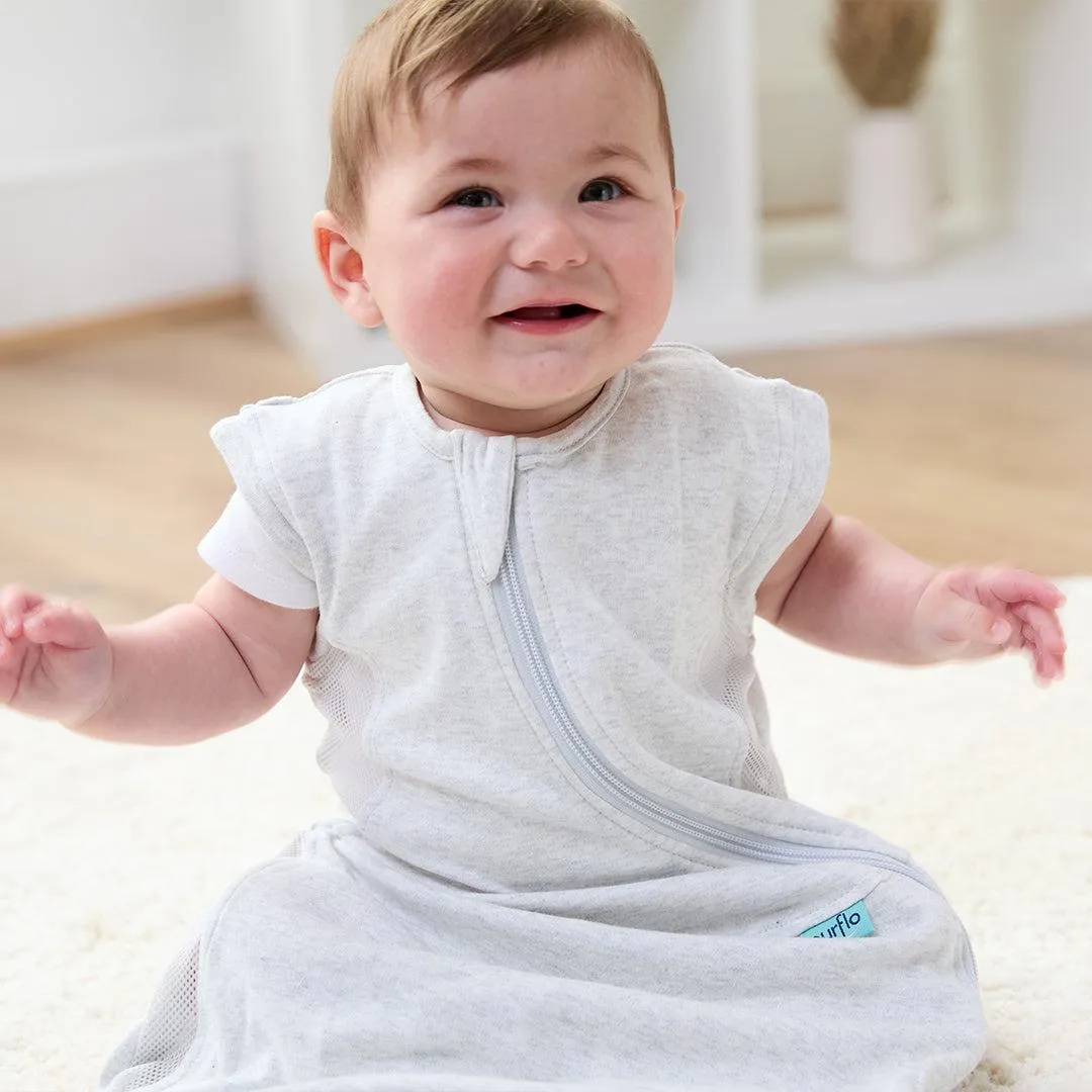 Purflo Cuddle To Sleep Bag - 0.5 Tog - Minimal Grey