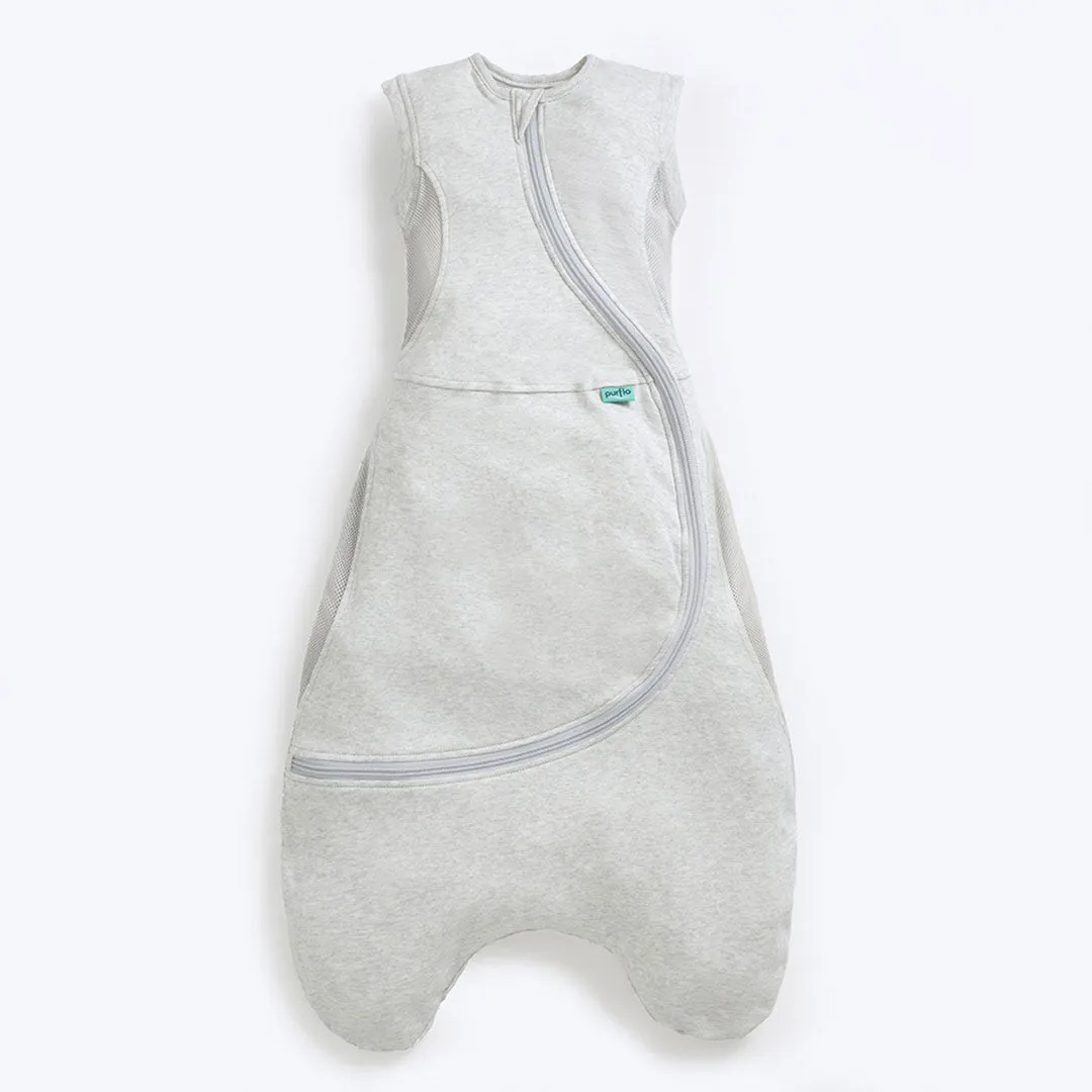 Purflo Cuddle To Sleep Bag - 0.5 Tog - Minimal Grey