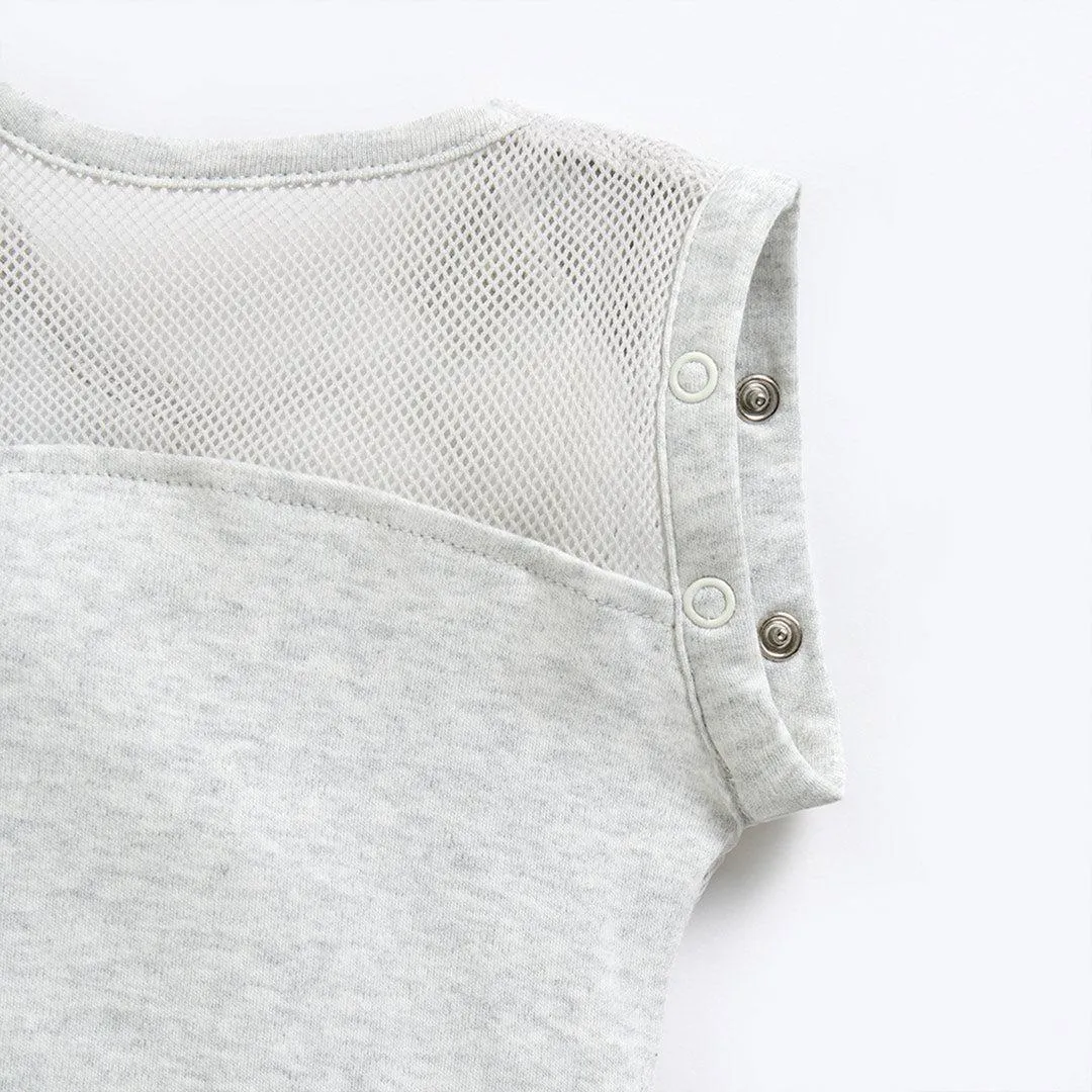 Purflo Swaddle To Sleep Bag - Minimal Grey - TOG 2.5