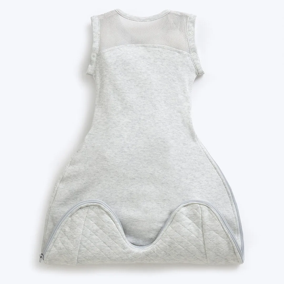 Purflo Swaddle To Sleep Bag - Minimal Grey - TOG 2.5