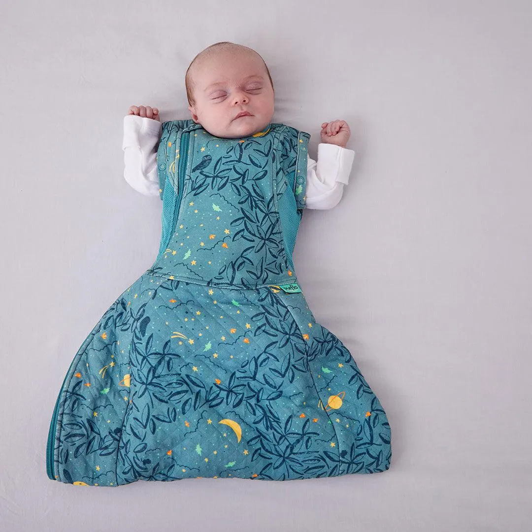 Purflo Swaddle To Sleep Bag - Stargazer - TOG 2.5