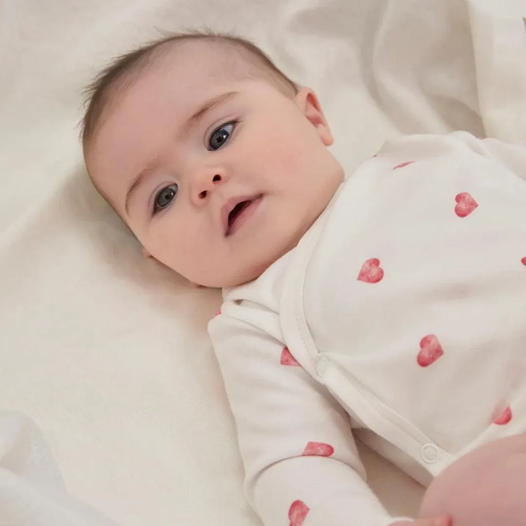 Rosa & Blue Long Bodysuit - Heart
