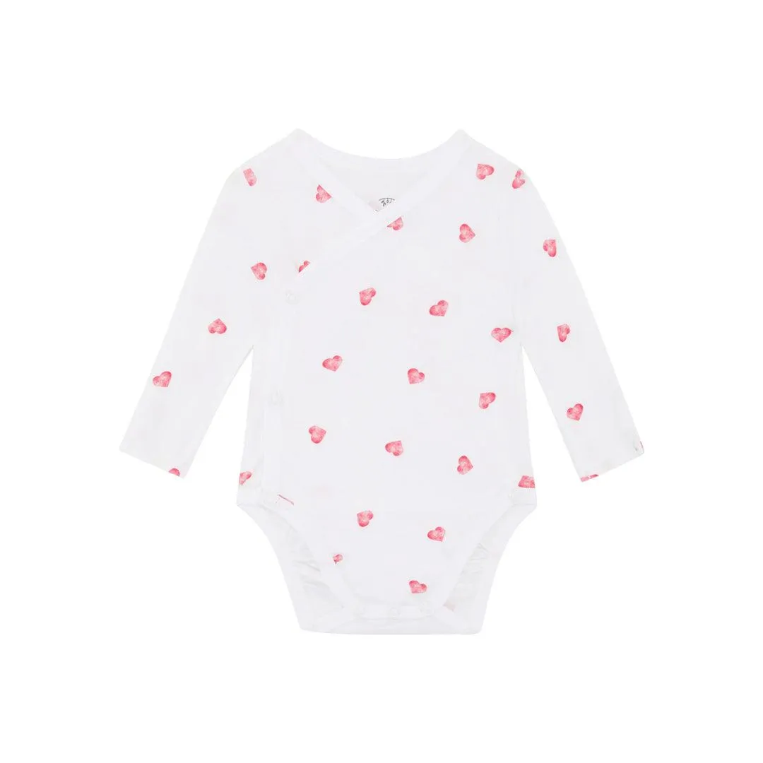Rosa & Blue Long Bodysuit - Heart