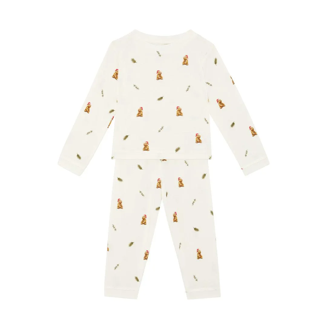 Rosa & Blue Pyjamas - Christmas Bear