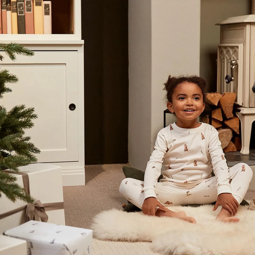 Rosa & Blue Pyjamas - Christmas Bear