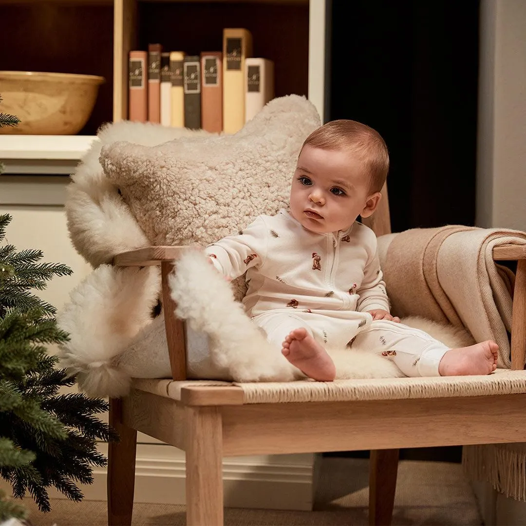 Rosa & Blue Sleepsuit - Christmas Bear